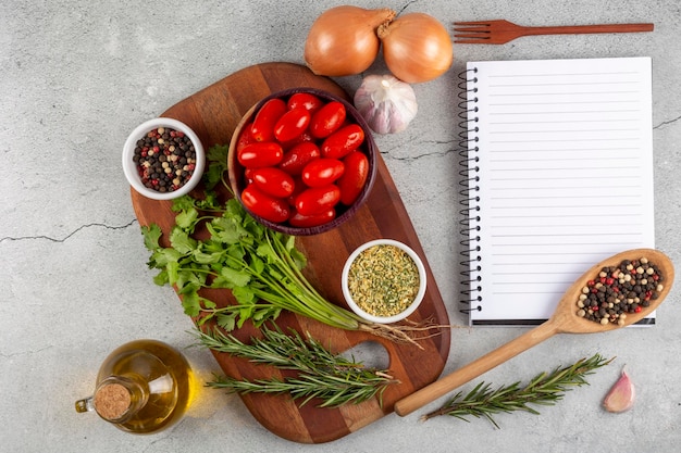 Ingrediencie na stole